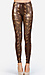 Metallic Cobra Print Leggings Thumb 1