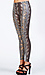 Metallic Cobra Print Leggings Thumb 2