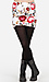 Floral Print Mini Skirt Thumb 1