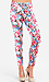 Floral Print Skinny Pants Thumb 1