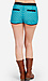 Eyelet Accented Track Shorts Thumb 3