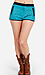 Eyelet Accented Track Shorts Thumb 1