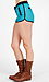 Eyelet Accented Track Shorts Thumb 2
