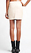 Faux Leather Zipper Front Mini Skirt Thumb 3