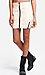 Faux Leather Zipper Front Mini Skirt Thumb 1