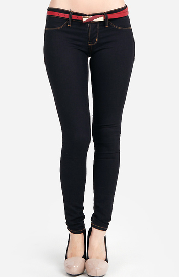 Tres Chic Skinny Jeans Slide 1
