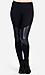 Faux Leather Insert Leggings Thumb 1