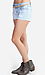 Lace Detail Denim Shorts Thumb 2