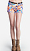 Floral Scalloped Shorts Thumb 1