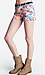 Floral Scalloped Shorts Thumb 2