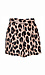 High Waisted Leopard Print Shorts Thumb 1