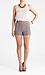 Pintuck High Waisted Shorts Thumb 5