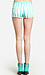 Sailor Striped Denim Shorts Thumb 3