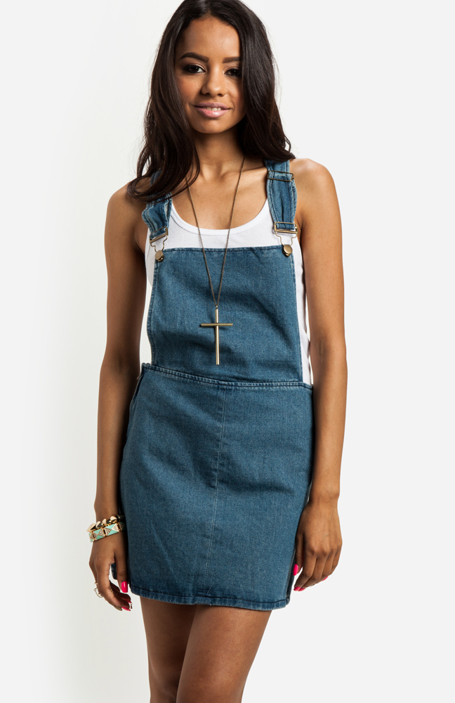 Denim Overall Jumper in Blue DAILYLOOK
