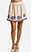 Grecian Embroidered Trim Skirt Thumb 1