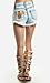 Distressed Tiger Pocket Shorts Thumb 1