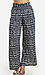 Tapa Print Wide Leg Pants Thumb 1