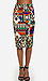 Colorful Tribal Midi Skirt Thumb 1