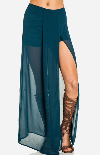 Sheer Maxi Skirt Slide 1