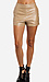 High Waist Leatherette Shorts Thumb 1