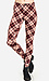 Diagonal Plaid Leggings Thumb 1