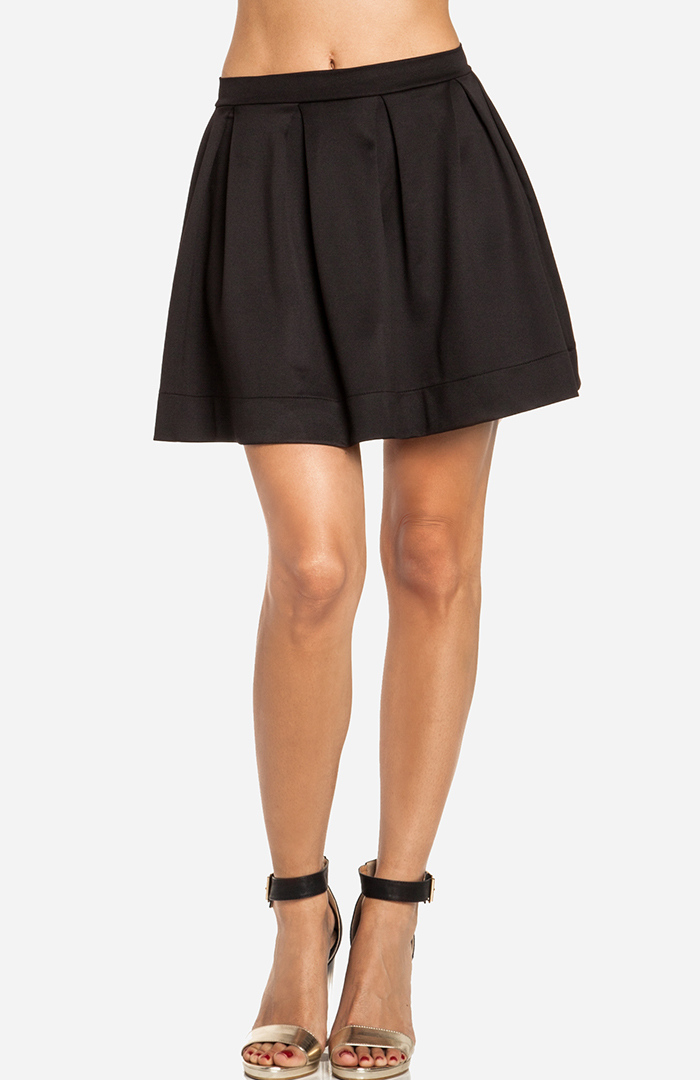 Scuba Skirt in Black DAILYLOOK