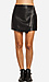 BB Dakota Sebastian Vegan Leather Wrap Skirt Thumb 1