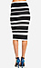 Mixed Stripe Midi Skirt Thumb 2