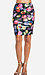Sequined Floral Pencil Skirt Thumb 1