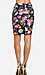 Sequined Floral Pencil Skirt Thumb 2