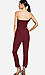 Strapless Sash Jumpsuit Thumb 2