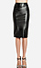 Vegan Leather Pencil Skirt Thumb 1