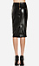 Vegan Leather Pencil Skirt Thumb 2
