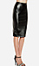 Vegan Leather Pencil Skirt Thumb 3