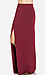 DAILYLOOK Ruched Side Slit Maxi Skirt Thumb 3