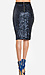 Sequined Pencil Skirt Thumb 2