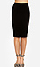 Velour Pencil Skirt Thumb 1