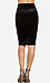 Velour Pencil Skirt Thumb 2