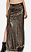 Side Slit Sequined Maxi Skirt Thumb 1