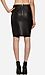 Glamorous Quilted Leatherette Skirt Thumb 2