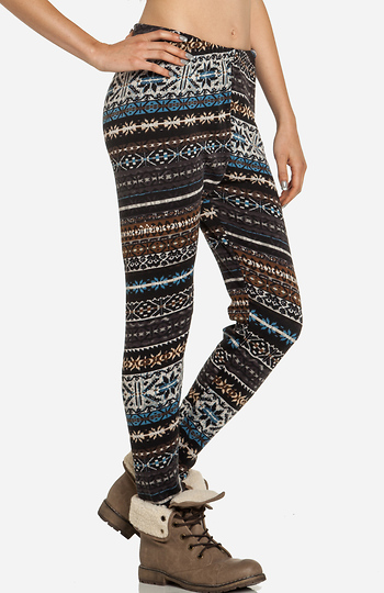 mountain print sweatpants