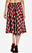 Plaid Midi Circle Skirt Thumb 2