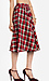 Plaid Midi Circle Skirt Thumb 3