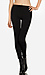 Glamorous Quilted Leatherette Panel Leggings Thumb 2