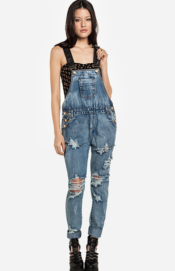 One Teaspoon Cobain Awesome Overalls Slide 1