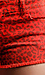 Red Cheetah Print Denim Shorts Thumb 4