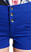 High Waisted Button Denim Shorts Thumb 4