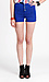 High Waisted Button Denim Shorts Thumb 1