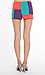 Rectangle Color Block Shorts Thumb 3