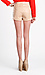 Silk Leather High Waist Shorts Thumb 3